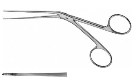 КОРНЦАНГ ДЛЯ ВУШНИХ ТАМПОНІВ ТАЙЛІ, ДЕЛІКАТНИЙ, ЗІГНУТИЙ В КОЛІНІ, ПРЯМИЙ, 140 ММ